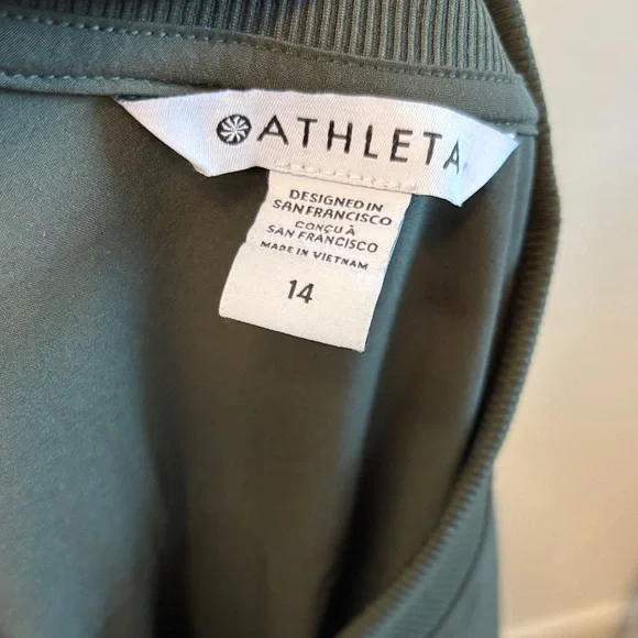 Athleta Brooklyn Utility Jumpsuit Olive Green Style 824834 14 - Picture 6 of 16